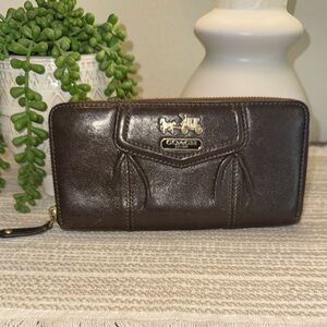 Coach Brown Leather Wallet
